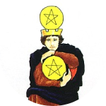 錢幣四 4 of Pentacles