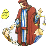 錢幣六 6 of Pentacles