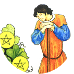 錢幣七 7 of Pentacles